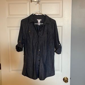 Denim Tunic Liz Claiborne, size L